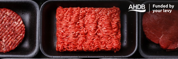 Photo of raw mince and burgers in packaging