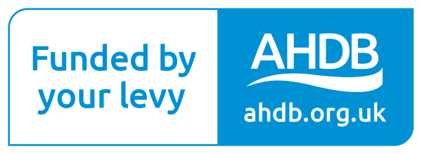 AHDB Funded by your levy logo