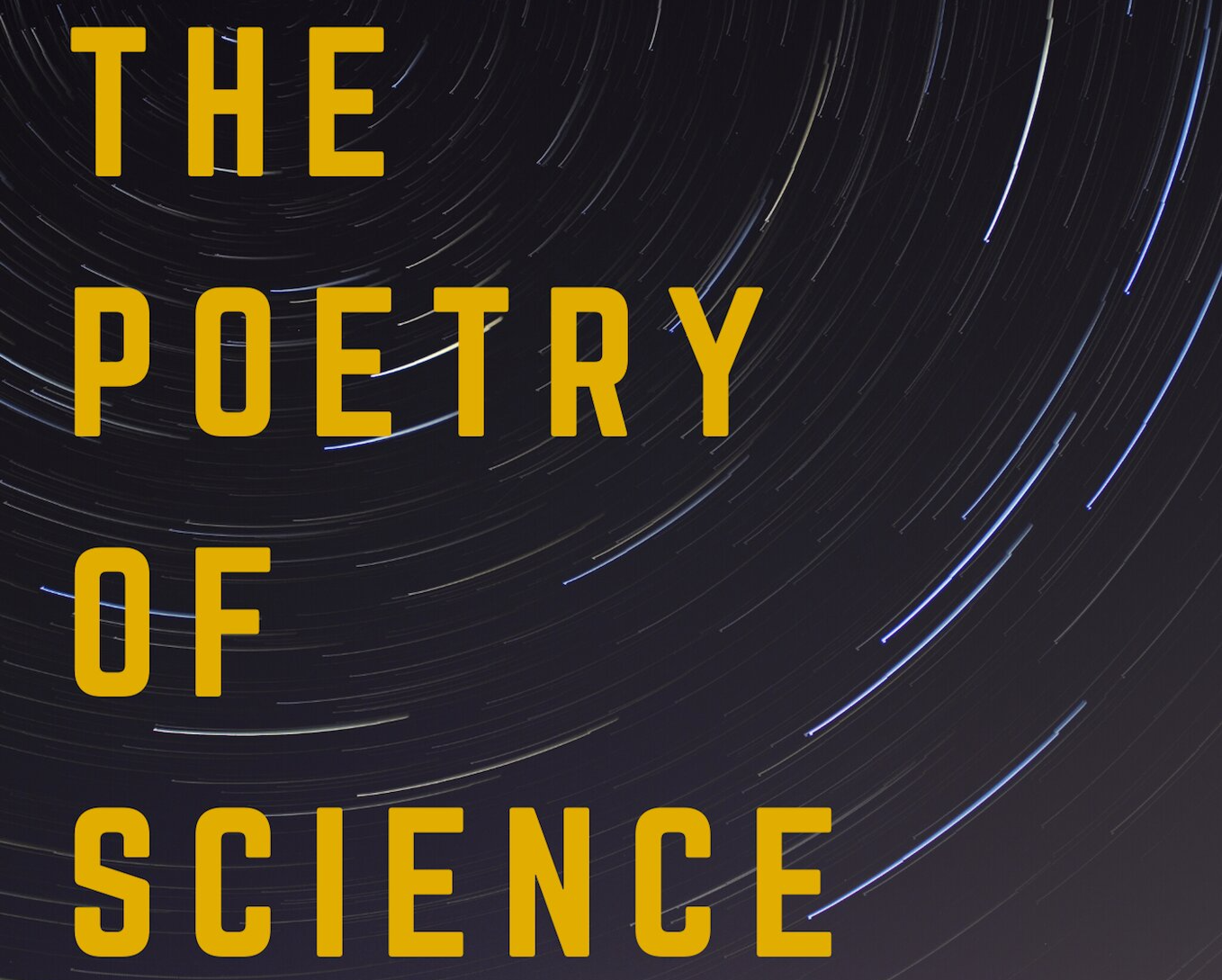 The logo for the weekly podcast ‘The Poetry of Science’, by Dr Sam Illingwoth, who creates poetry inspired by recent scientific discoveries and ideas. 