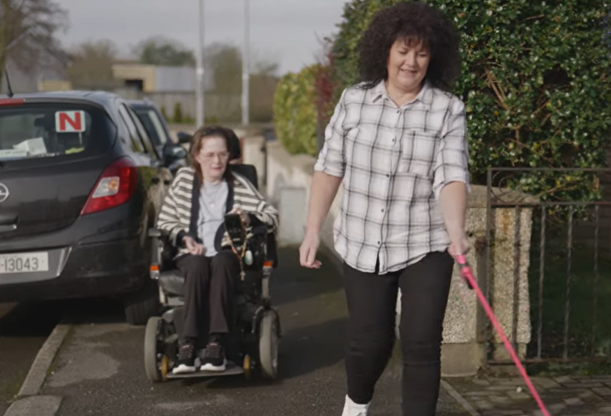A still from Donegal Centre for Independent Living's video 