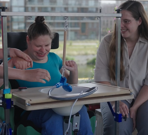 beeld uit het filmpje Zelfregie bij mensen met een EMB