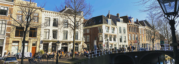 A sunny day at the Rapenburg, Leiden