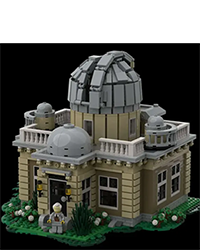 Old Observatory Leiden in LEGO