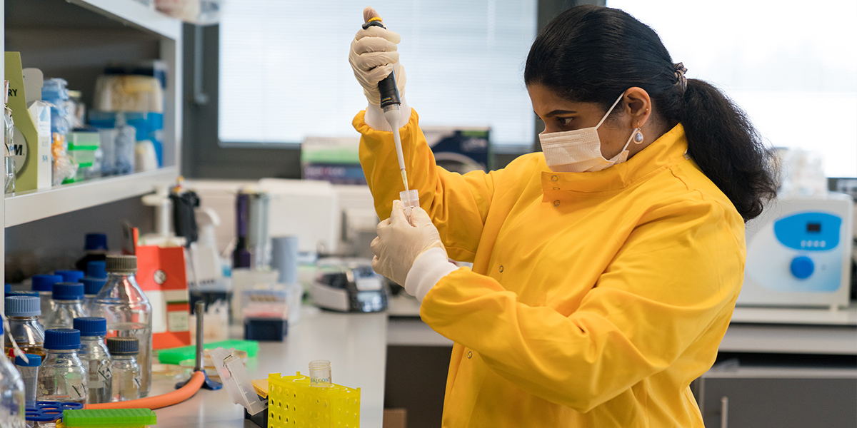 Image of staff in a laboratory