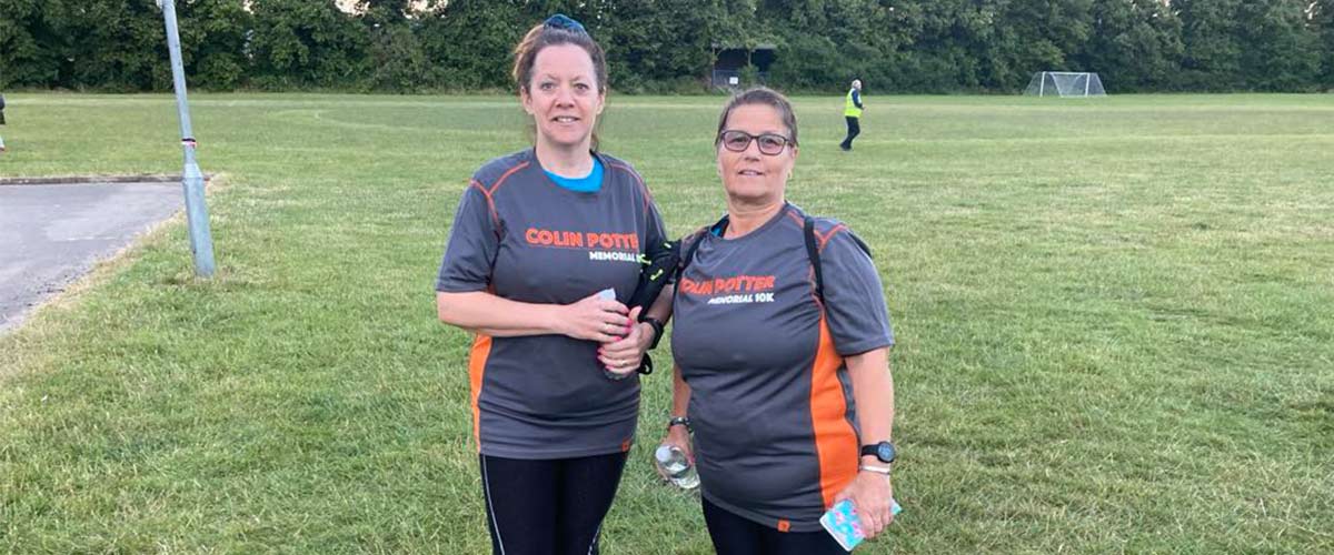 Fundraisers Karen Parkin and Sally-Ann Allen