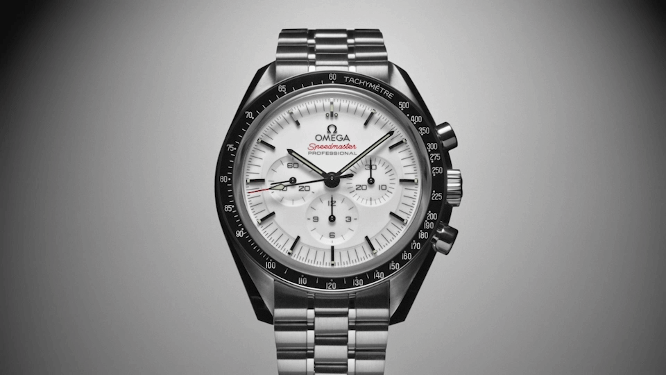 Speedmaster Moonwatch Professional con esfera blanca