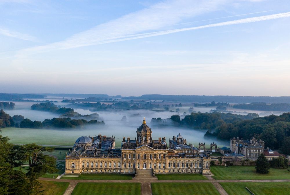 Vista do Castle Howard, Yorkshire. Foto: Castle Howard/Nick Howard.