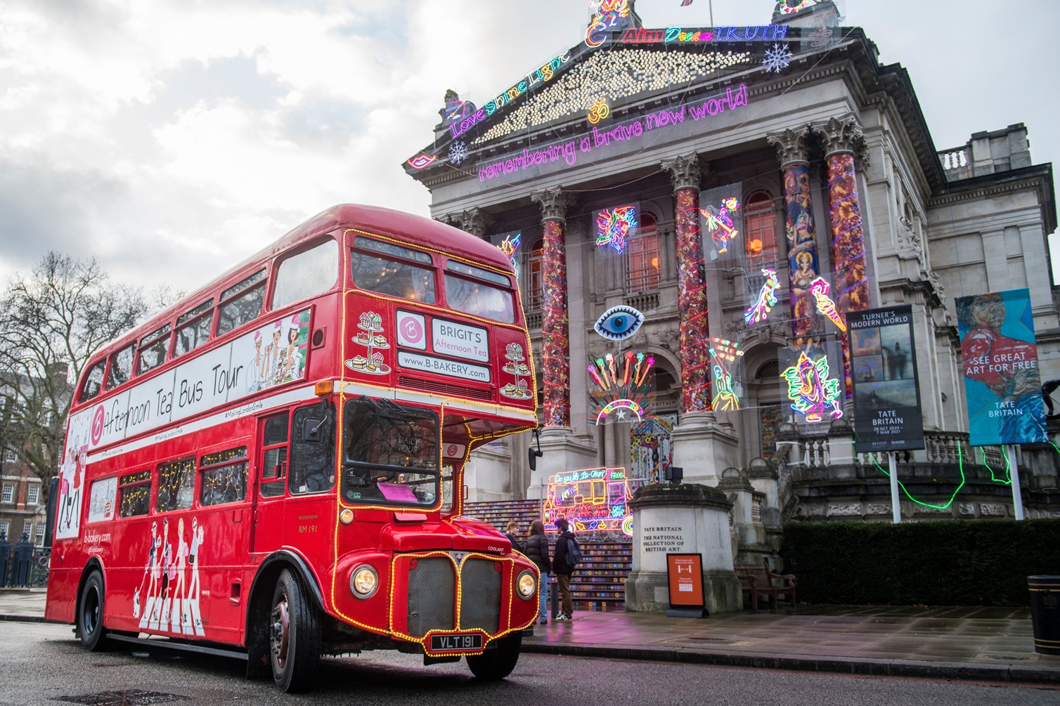 Natal em Londres, Inglaterra. Foto: Brigit's Afternoon Tea Ltd/Chila Kumari Singh Burman