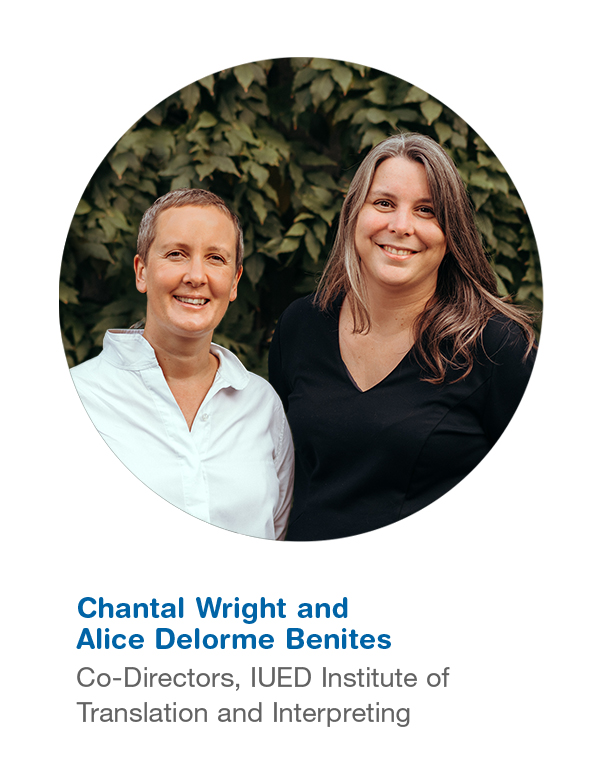 Porträtbild von Chantal Wright und Alice Delorme Benites